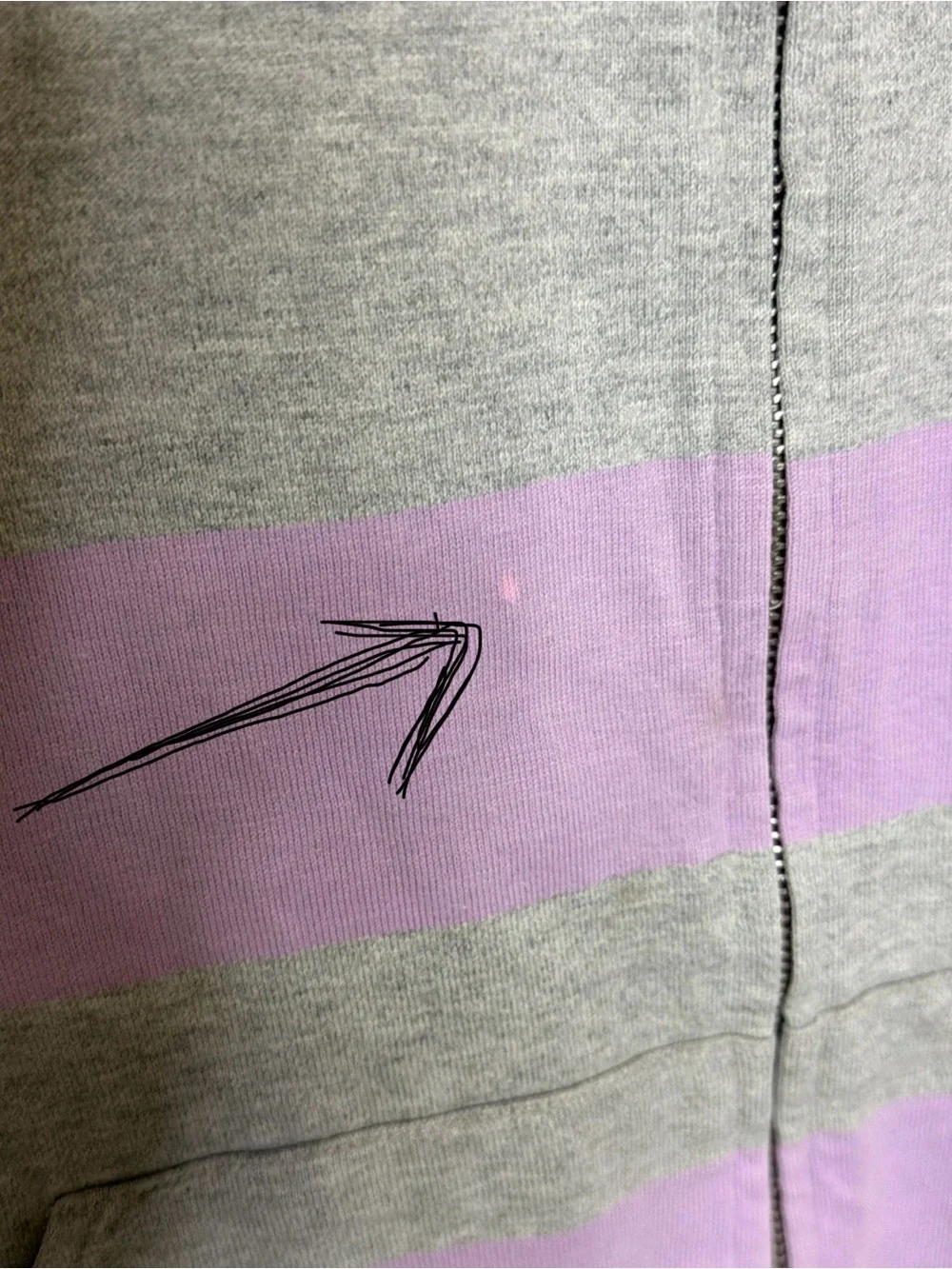 The Hundreds Men’s  Hoodie  plaid Gray  Purple Full Size Large Hooded